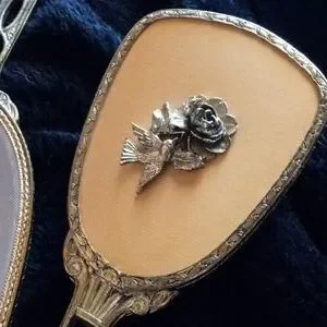 Accessories | Vintage Hollywood Regency Gold Tone Wflower 